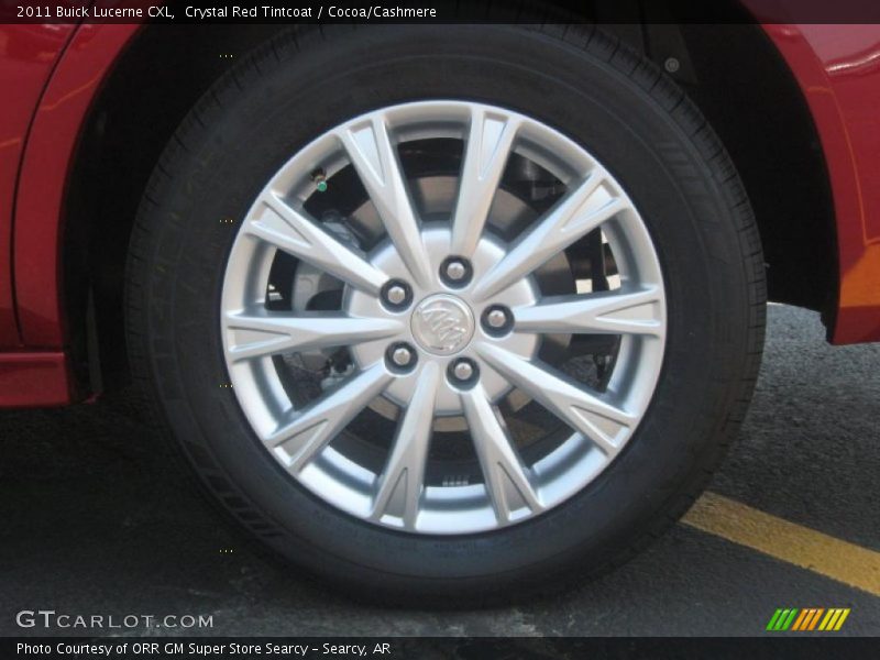 Crystal Red Tintcoat / Cocoa/Cashmere 2011 Buick Lucerne CXL
