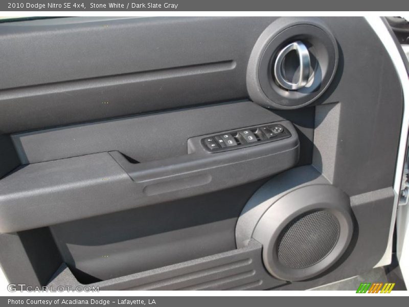 Stone White / Dark Slate Gray 2010 Dodge Nitro SE 4x4