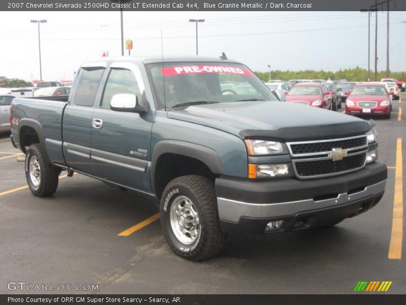 Blue Granite Metallic / Dark Charcoal 2007 Chevrolet Silverado 2500HD Classic LT Extended Cab 4x4