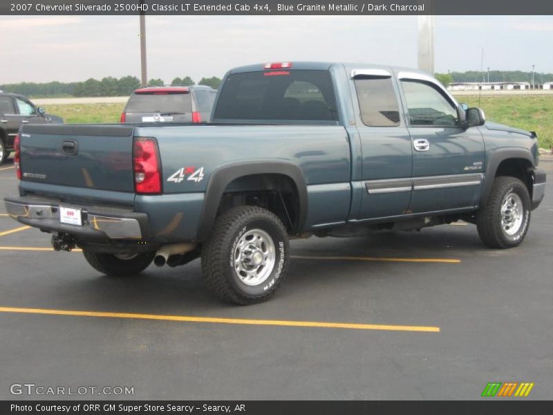 Blue Granite Metallic / Dark Charcoal 2007 Chevrolet Silverado 2500HD Classic LT Extended Cab 4x4