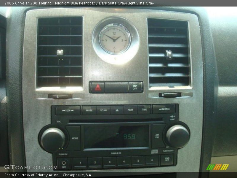 Midnight Blue Pearlcoat / Dark Slate Gray/Light Slate Gray 2006 Chrysler 300 Touring