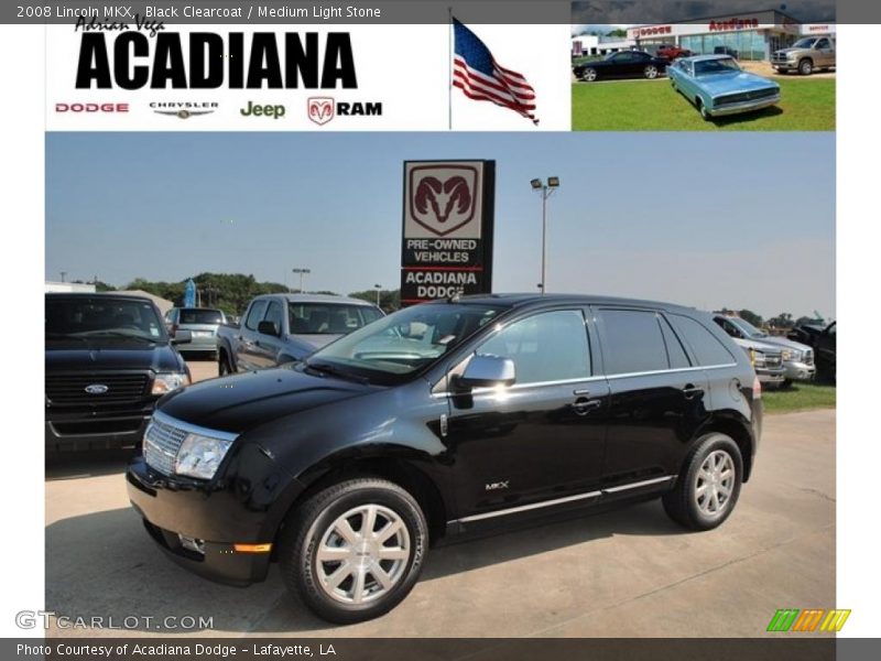 Black Clearcoat / Medium Light Stone 2008 Lincoln MKX