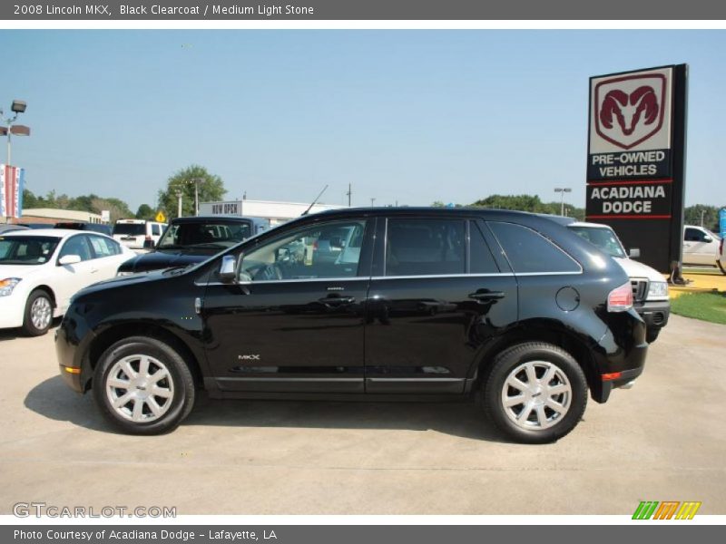 Black Clearcoat / Medium Light Stone 2008 Lincoln MKX