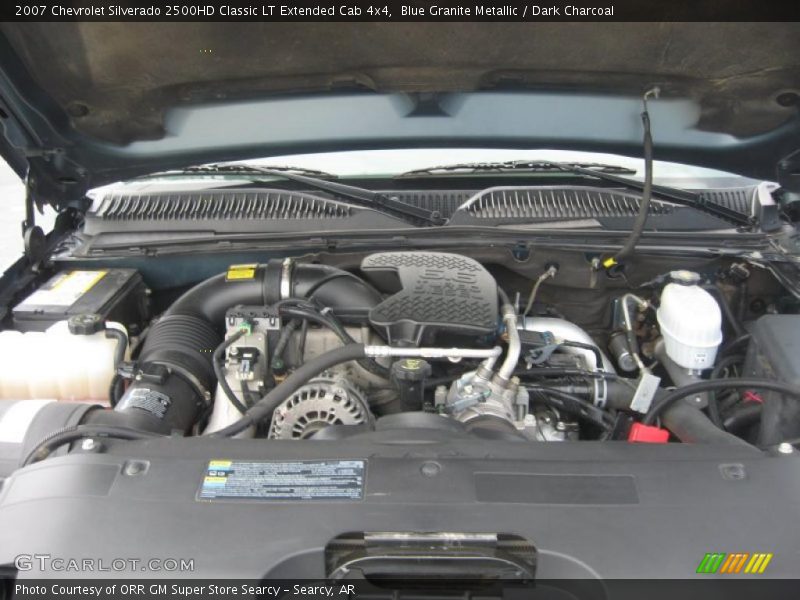 Blue Granite Metallic / Dark Charcoal 2007 Chevrolet Silverado 2500HD Classic LT Extended Cab 4x4