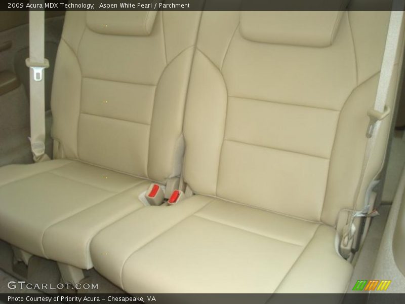 Aspen White Pearl / Parchment 2009 Acura MDX Technology