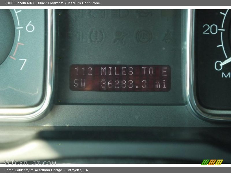 Black Clearcoat / Medium Light Stone 2008 Lincoln MKX