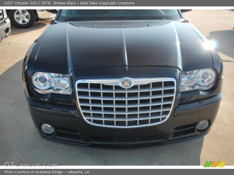 Brilliant Black / Dark Slate Gray/Light Graystone 2007 Chrysler 300 C SRT8