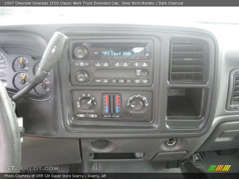Silver Birch Metallic / Dark Charcoal 2007 Chevrolet Silverado 1500 Classic Work Truck Extended Cab