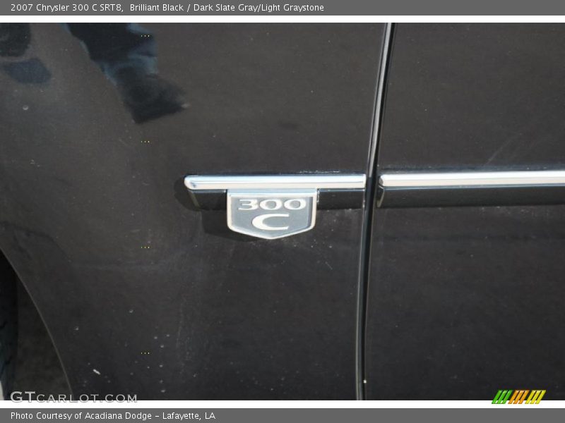 Brilliant Black / Dark Slate Gray/Light Graystone 2007 Chrysler 300 C SRT8