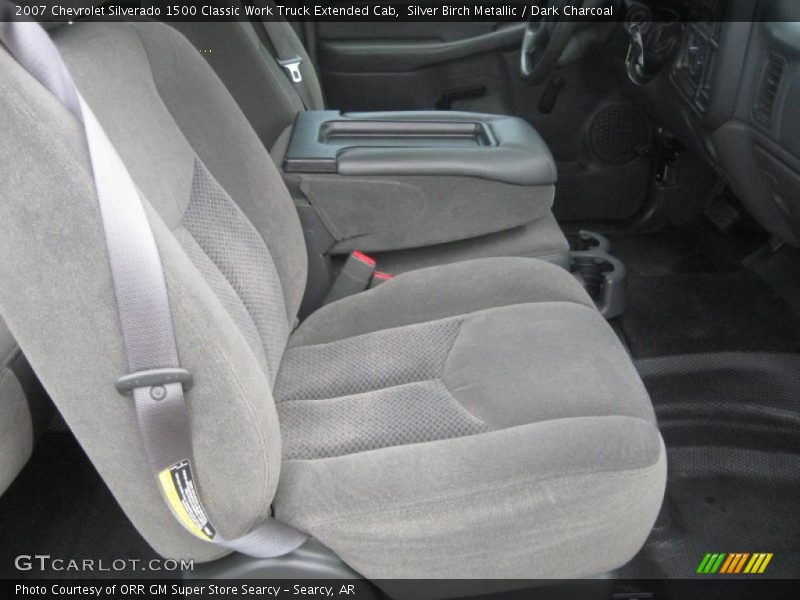 Silver Birch Metallic / Dark Charcoal 2007 Chevrolet Silverado 1500 Classic Work Truck Extended Cab