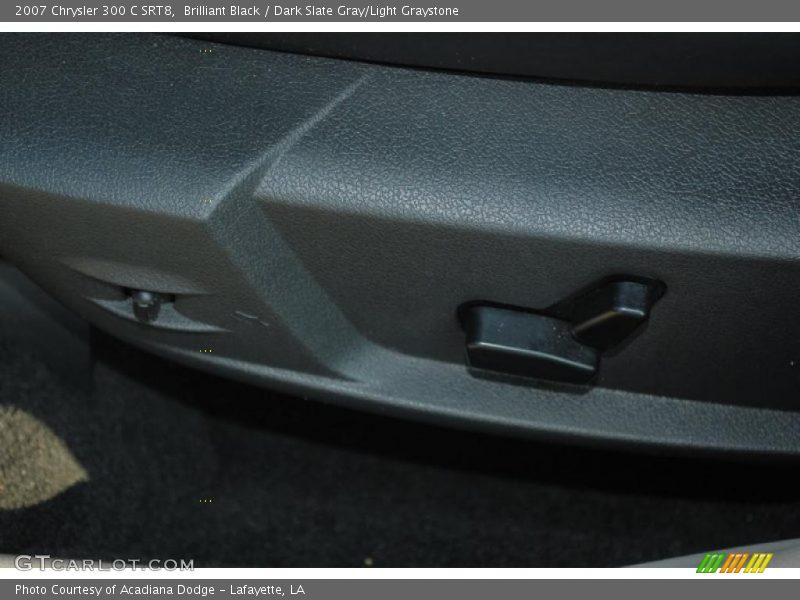 Brilliant Black / Dark Slate Gray/Light Graystone 2007 Chrysler 300 C SRT8