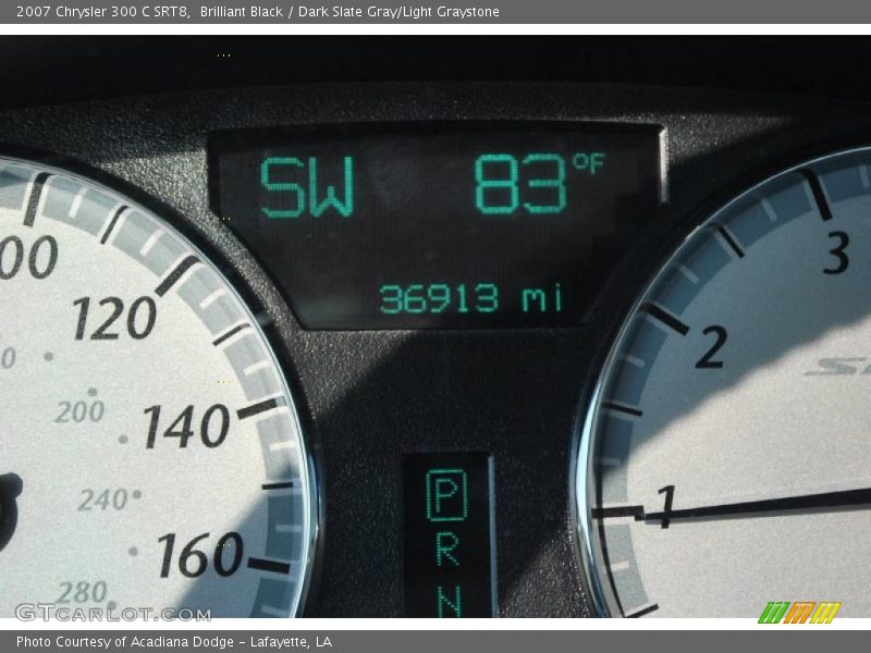 Brilliant Black / Dark Slate Gray/Light Graystone 2007 Chrysler 300 C SRT8