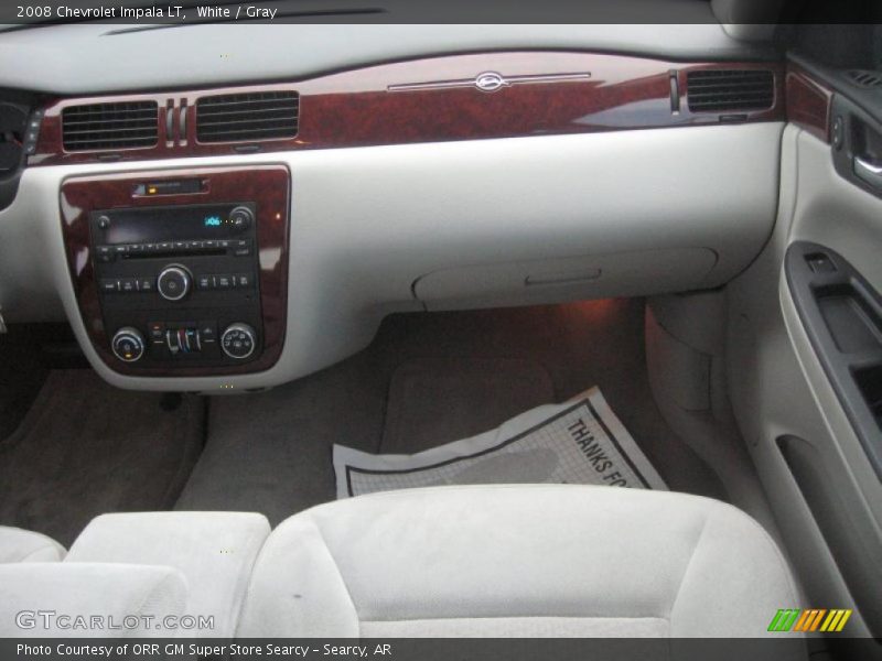 White / Gray 2008 Chevrolet Impala LT