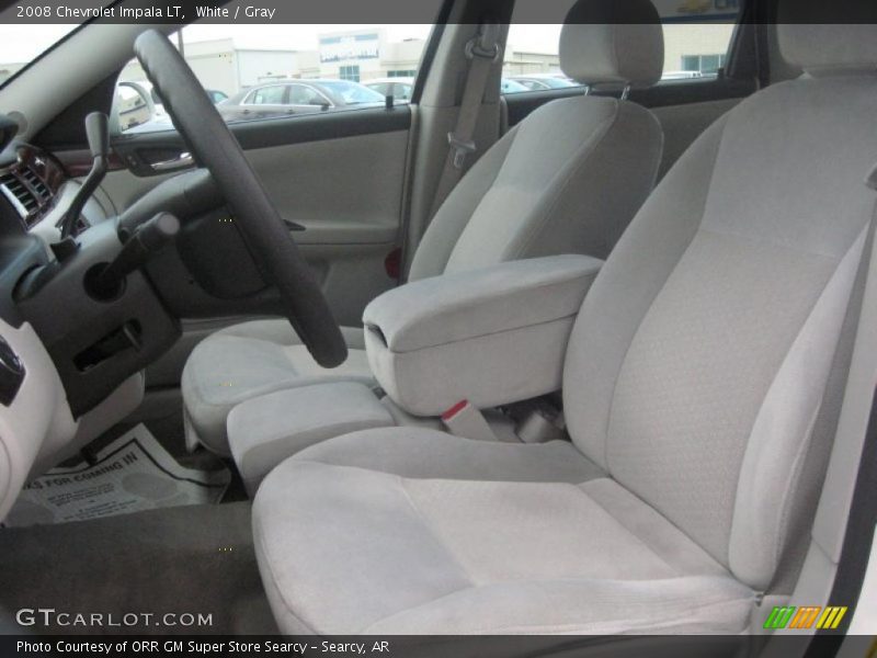 White / Gray 2008 Chevrolet Impala LT
