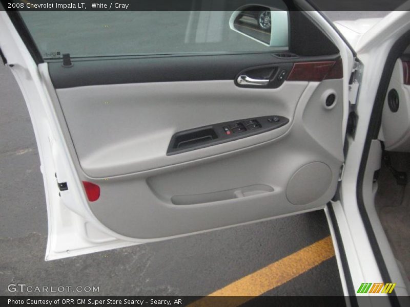 White / Gray 2008 Chevrolet Impala LT