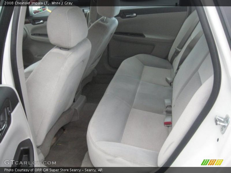White / Gray 2008 Chevrolet Impala LT