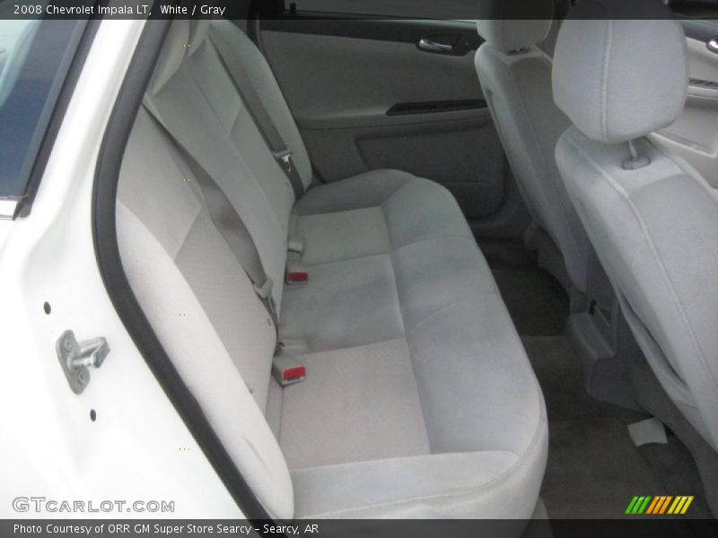 White / Gray 2008 Chevrolet Impala LT