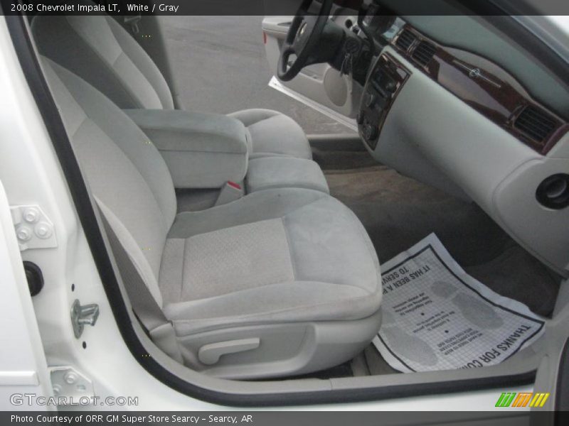 White / Gray 2008 Chevrolet Impala LT