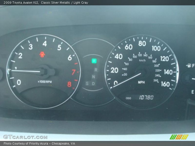 Classic Silver Metallic / Light Gray 2009 Toyota Avalon XLS