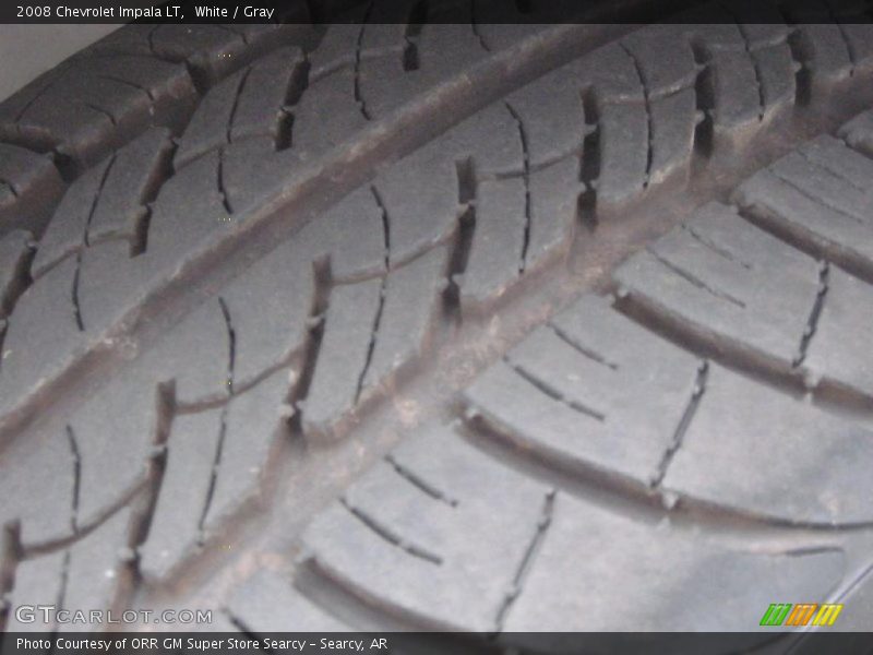 White / Gray 2008 Chevrolet Impala LT