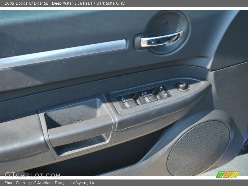 Deep Water Blue Pearl / Dark Slate Gray 2009 Dodge Charger SE