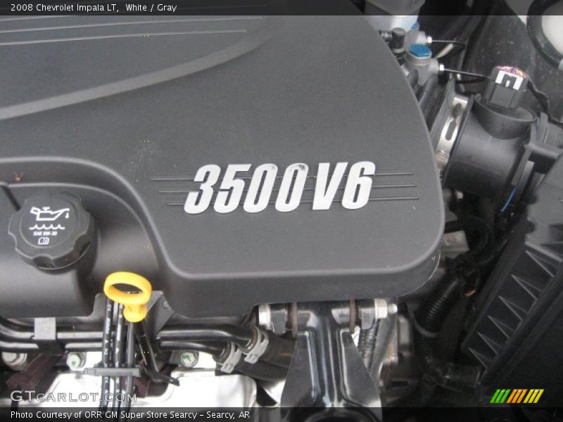 White / Gray 2008 Chevrolet Impala LT
