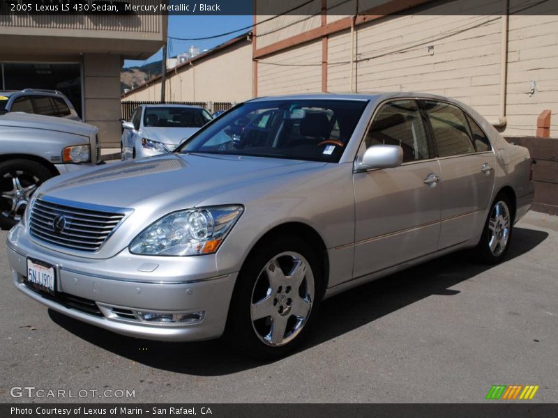 Mercury Metallic / Black 2005 Lexus LS 430 Sedan