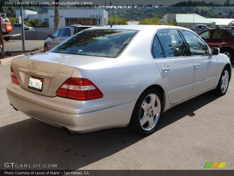 Mercury Metallic / Black 2005 Lexus LS 430 Sedan
