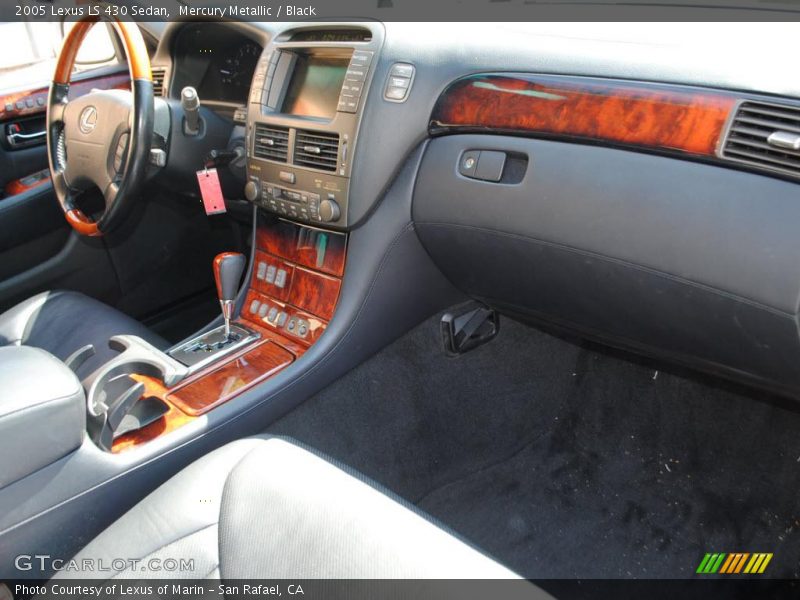 Mercury Metallic / Black 2005 Lexus LS 430 Sedan