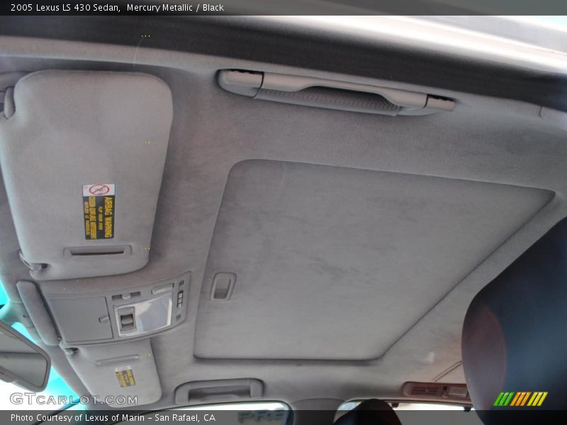 Mercury Metallic / Black 2005 Lexus LS 430 Sedan