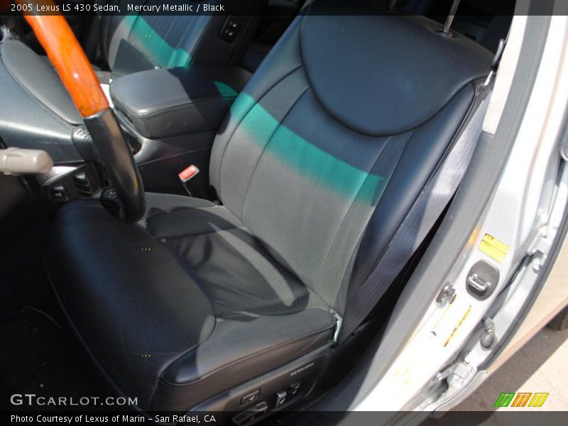 Mercury Metallic / Black 2005 Lexus LS 430 Sedan
