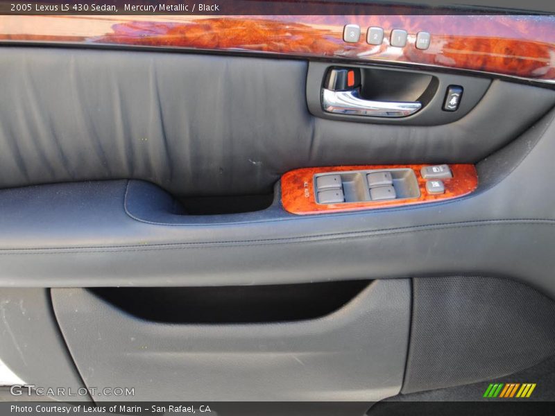 Mercury Metallic / Black 2005 Lexus LS 430 Sedan