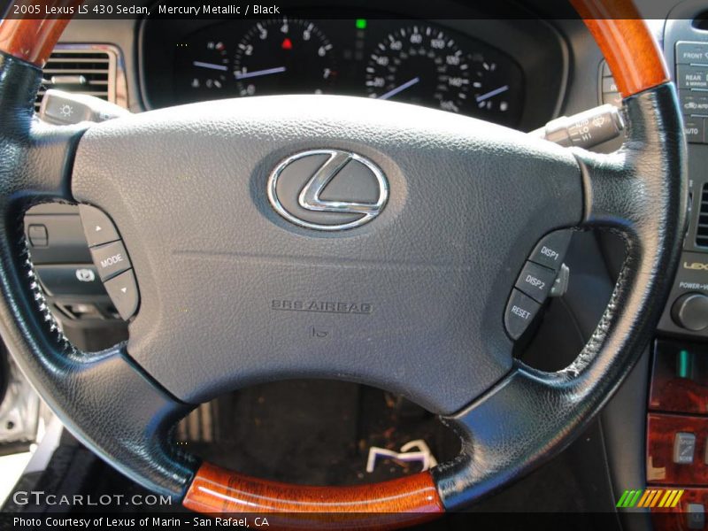 Mercury Metallic / Black 2005 Lexus LS 430 Sedan