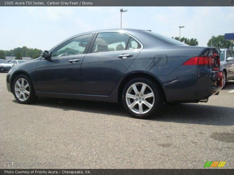 Carbon Gray Pearl / Ebony 2005 Acura TSX Sedan