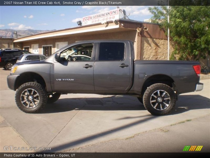 Smoke Gray / Graphite Black/Titanium 2007 Nissan Titan XE Crew Cab 4x4