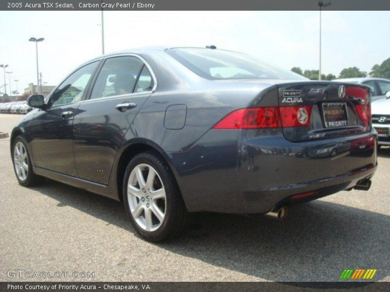 Carbon Gray Pearl / Ebony 2005 Acura TSX Sedan