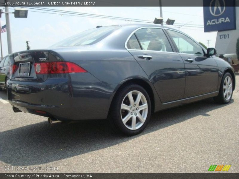 Carbon Gray Pearl / Ebony 2005 Acura TSX Sedan