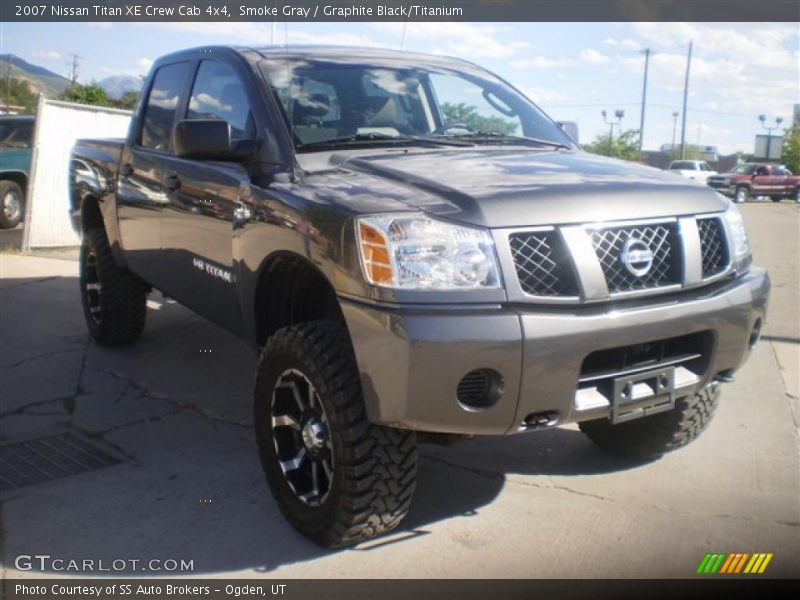 Smoke Gray / Graphite Black/Titanium 2007 Nissan Titan XE Crew Cab 4x4