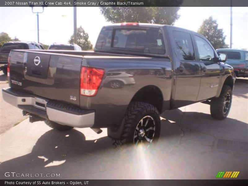 Smoke Gray / Graphite Black/Titanium 2007 Nissan Titan XE Crew Cab 4x4