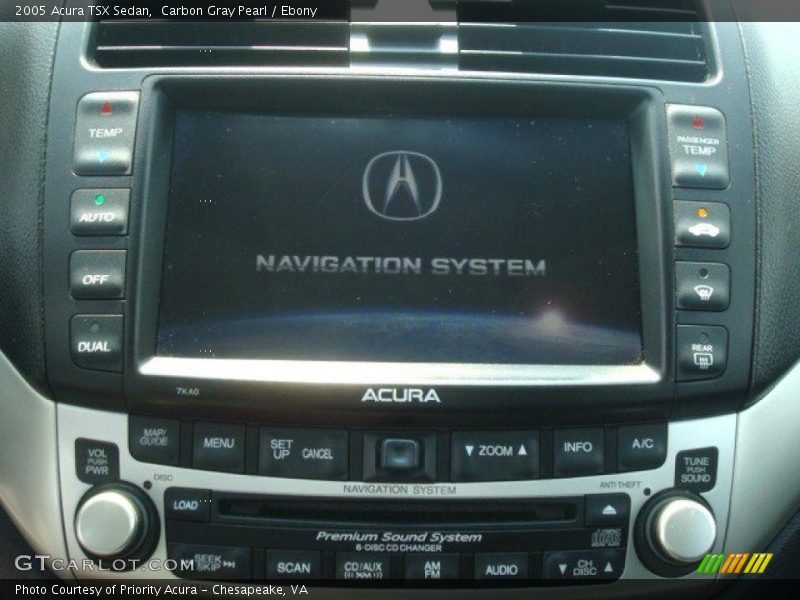 Carbon Gray Pearl / Ebony 2005 Acura TSX Sedan