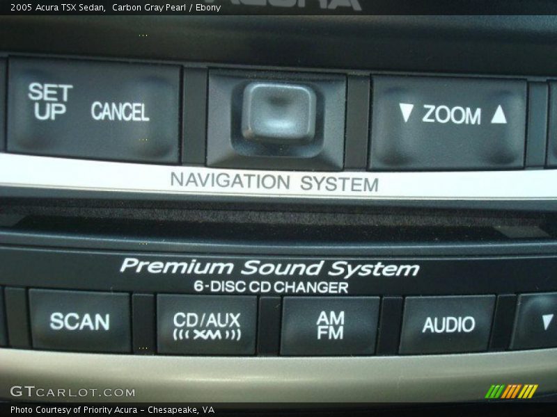 Carbon Gray Pearl / Ebony 2005 Acura TSX Sedan
