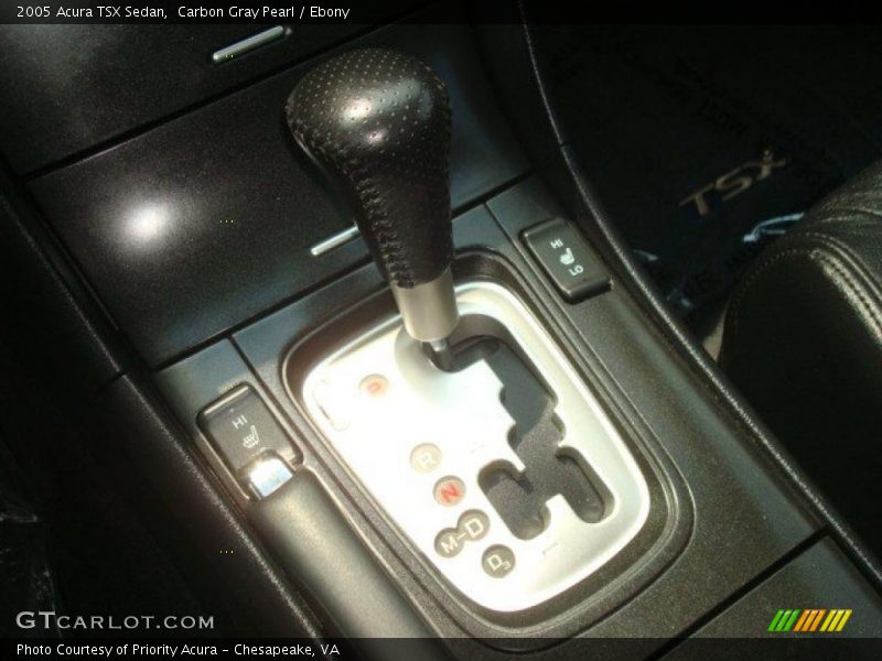 Carbon Gray Pearl / Ebony 2005 Acura TSX Sedan
