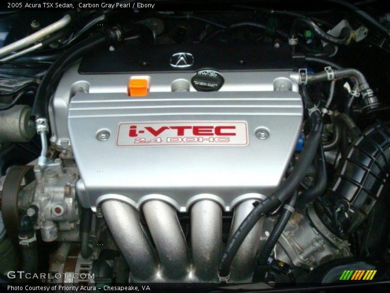 Carbon Gray Pearl / Ebony 2005 Acura TSX Sedan