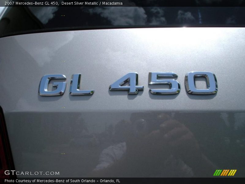 Desert Silver Metallic / Macadamia 2007 Mercedes-Benz GL 450