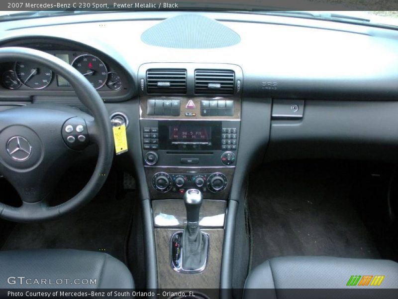 Pewter Metallic / Black 2007 Mercedes-Benz C 230 Sport