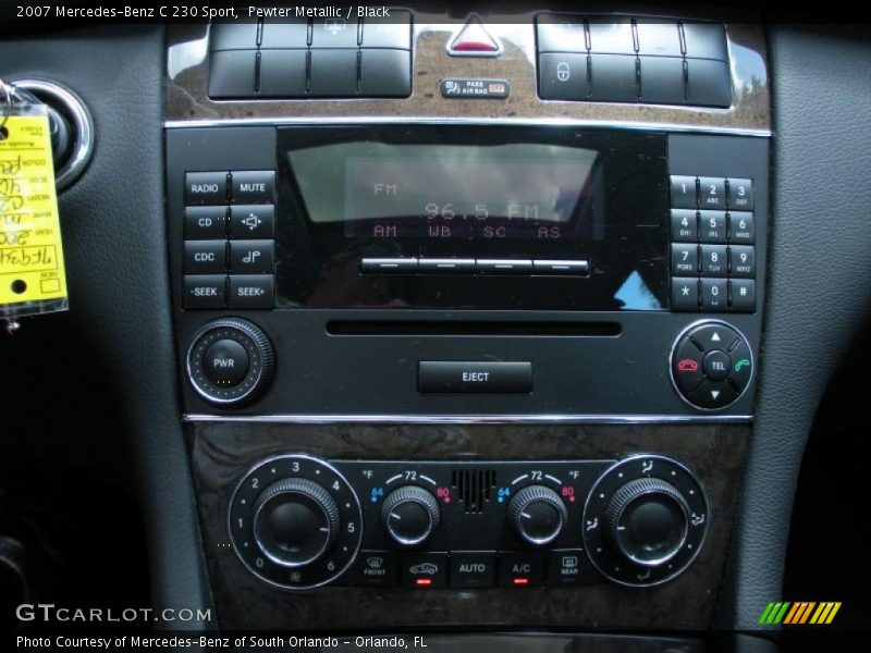 Pewter Metallic / Black 2007 Mercedes-Benz C 230 Sport