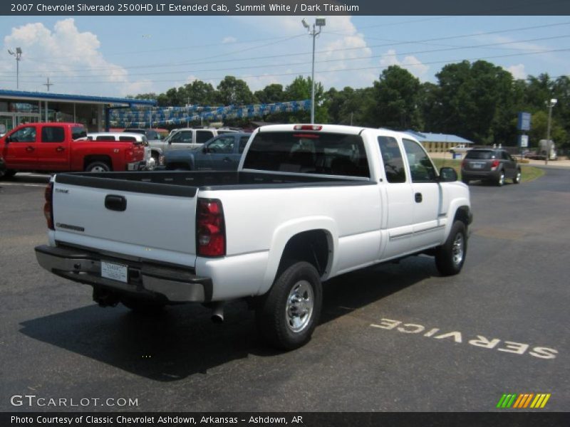 Summit White / Dark Titanium 2007 Chevrolet Silverado 2500HD LT Extended Cab