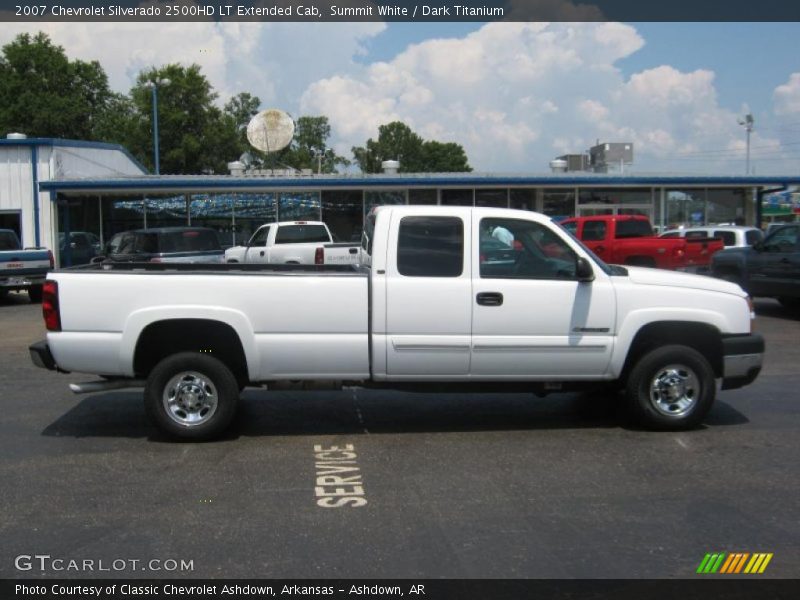 Summit White / Dark Titanium 2007 Chevrolet Silverado 2500HD LT Extended Cab