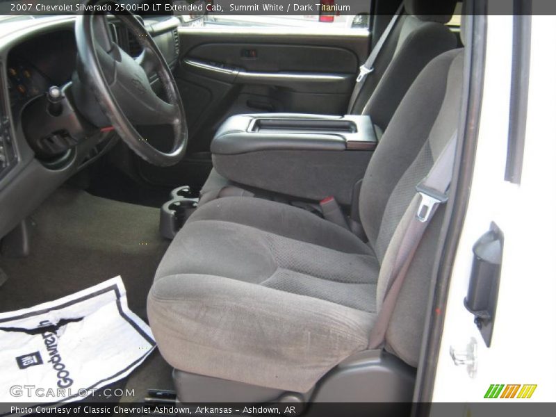 Summit White / Dark Titanium 2007 Chevrolet Silverado 2500HD LT Extended Cab