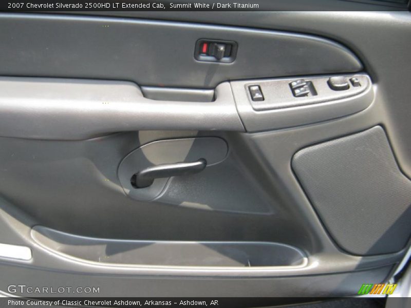 Summit White / Dark Titanium 2007 Chevrolet Silverado 2500HD LT Extended Cab